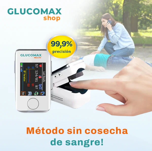 GLUCOMAX™ - MEDIDOR LÁSER NO INVASIVO [98,92% DE PRECISIÓN]